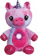 StarryNight Eenhoorn knuffel - Sterrenhemel projector - Galaxy - Goede nachtrust voor kinderen - Sfeervol - Roze - 20 bij 30 cm