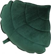 Moi Mili Velvet Blad Kussen 39x37cm Green