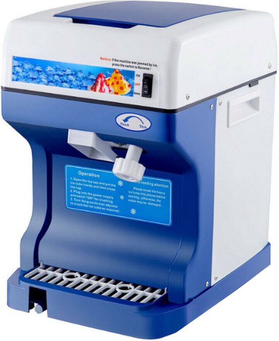 fonds opmerking tevredenheid Thuys Ijscrusher - Ice Crusher - Schaafijsmachine - Slush Puppy Machine -  250W | bol.com
