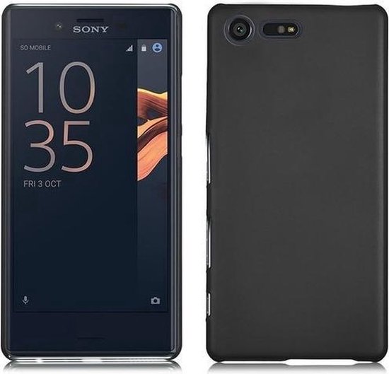 Sony Xperia X Compact smartphone hoesje tpu siliconen s-line zwart |