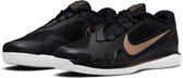 Nike Court Air Zoom Sportschoenen - Maat 38.5 - Vrouwen - zwart - brons