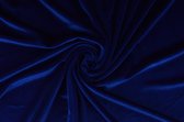 Velvet stof op rol - 165cm breed - Donkerblauw - 30 meter