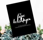 Kerstkaart XL formaat | Flamingo | 12 stuks | Doei 2022 | A5 formaat