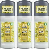 Love Beauty & Planet Deo Roll-on - Energizing - Deodorant - 3x 50 ml - Voordeelverpakking