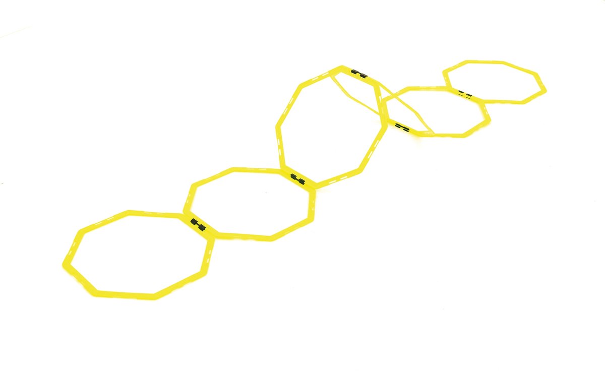 Hexagon loopladder - Speedladder met 6 vakken - Agility grid - Ciclón Sports