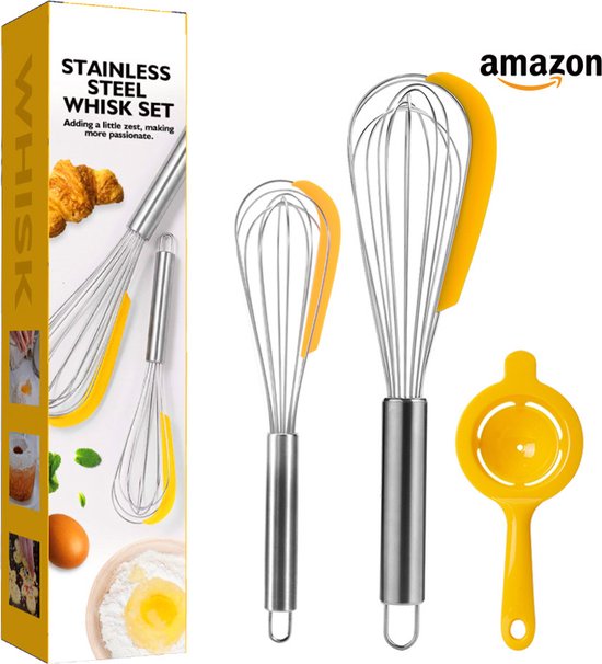 TDR-RVS gardeset met eiwitscheider- schraperontwerp-3delige set