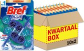 Bref Blue Active Toiletblok - Eucalyptus - WC Blokjes Voordeelverpakking - 10x2 Stuks