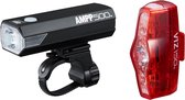 Cateye AMPP500  + VIZ150 Fietsverlichting set - 500 lumen - LED