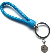 Porte-clés - Blauw clair - Course à pied - Love to Run - Triathlon - Sport - Pendentif - Cuir - Couleur - Bijoux de sport - Bijoux - Bijoux de sport - Bijoux - Équipe - Cadeau d'équipe