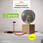 LEDatHOME – Tafellamp | Creatie door KLANT | Inclusief LED lamp en snoerschakelaar. Stel ook je eigen lamp samen. Het kan en met 2 jaar garantie!