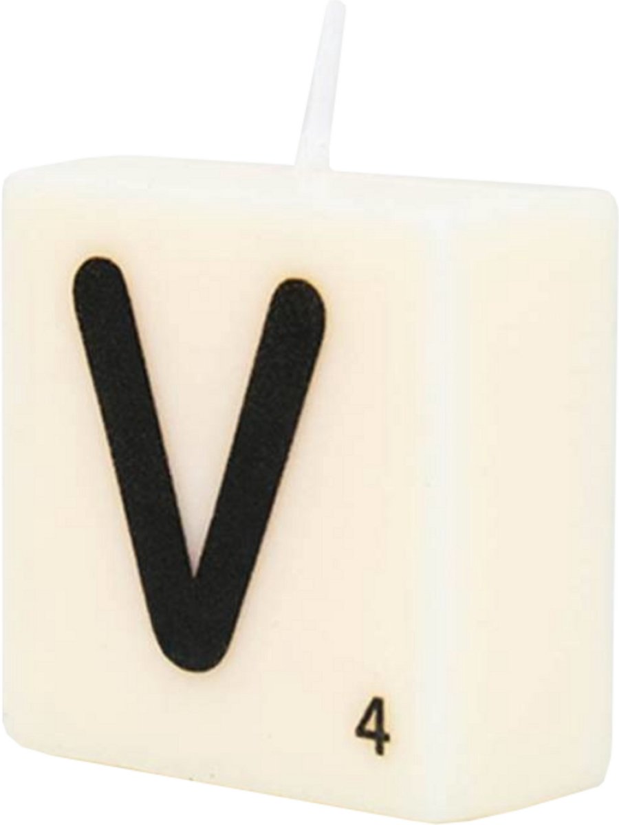 Letter Kaarsje - V