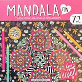 Mandala kleurboek voor volwassenen met 72 kleurplaten - geschikt voor kleurpotloden en kleurstiften