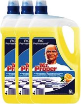 Mr. Proper Allesreiniger Citroen - 3 x 5L - Voordeelverpakking
