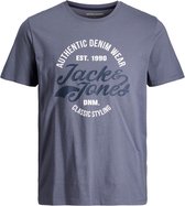 Jack & Jones T-shirt Brat Tee Grisaille (Maat: 6XL)