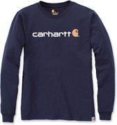 Carhartt Herren T-Shirt Core Logo T-Shirt L/S Black-XXL