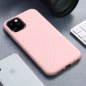 iPhone 11 Eco Hoesje - Flexibel Telefoonhoesje Bio Degradable - Mobiq Flexibel Eco Hoesje roze - Geschikt voor iPhone 11