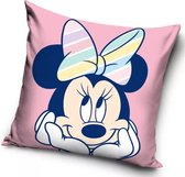 Disney Minnie Mouse Sierkussens - Kussen - 40 x 40 inclusief vulling - Kussen van Polyester - KledingDroom®