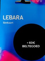 LEBARA SIMKAART + INLCUSIEF 60€ BELTEGOED