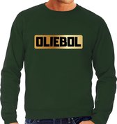 Oliebol foute Oud en Nieuw sweater - groen - heren - Jaarwisseling outfit L