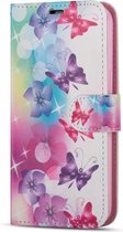 Rico Vitello Print Wallet case voor Apple iPhone 13 mini/book case hoesje (4)