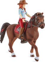 Schleich Horse Club Speelfigurenset - Hannah en Cayenne - Kinderspeelgoed voor Jongens en Meisjes - 5 tot 12 jaar - 42539