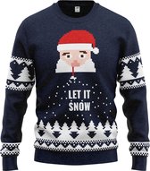 JAP Limited Foute kersttrui - Santa let it snow - Kerst - Dames en heren - Kerstcadeau volwassenen - M