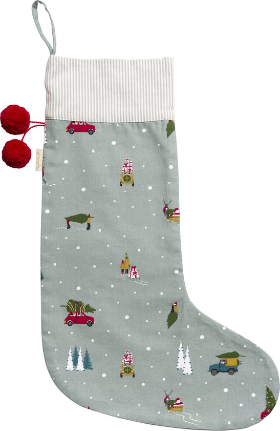 Feestelijke Decoratie Kerstsok van Sophie Allport - Thuis voor Kerst - Grote Christmas Stocking