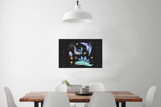 Affiche Etoiles - Dinosaurus - Enfants - 60x40 cm