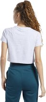 Reebok Cl F Vector Crop Tee T-shirt Vrouwen Grijs Heer