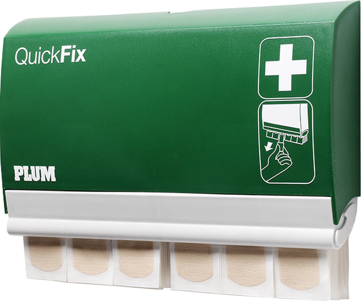 Goedkoopste Plum QuickFix 5502 Pleisterdispenser met - pleisterautomaat met 90 Elastische pleisters