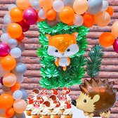 MagieQ Woodland Jungle Dieren Herfst Decoratie Ballonnenboog – Thema Party -Verjaardag Versiering - Kinderfeestje - Ballonnen - Kinderverjaardag Dieren Feest Bos -  Jungle Decorati