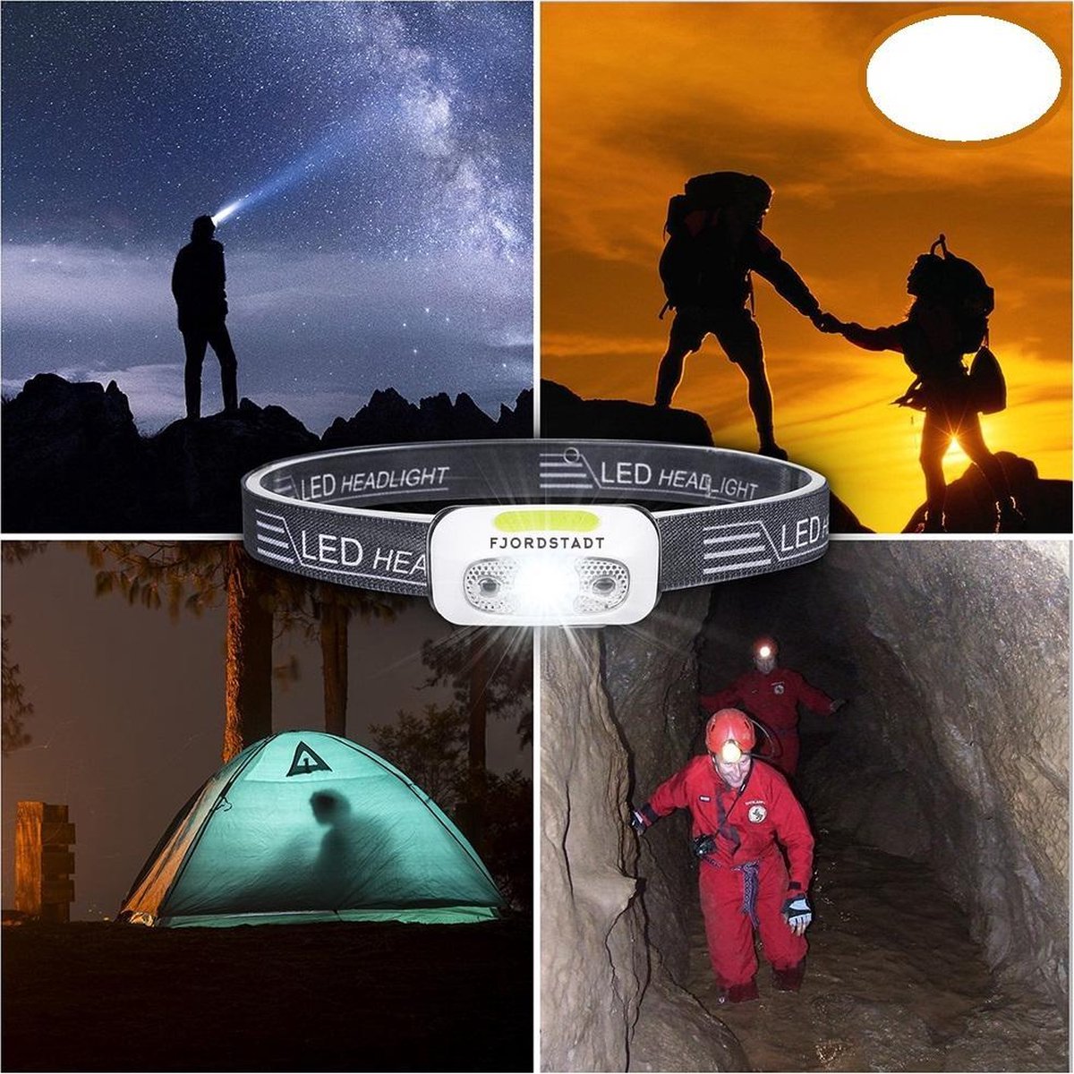 Hoofdlamp | LED | USB Oplaadbaar | Hardloop verlichting | Trail Running  Light |... | bol.com