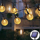 Lichtsnoer - Tuinverlichting Led Buiten - 10M - 100 LED - Waterdicht - Zonnepaneel - Lichtsnoer Buiten - Extra Lang - Lichtslinger - Sfeerverlichting - Buitenverlichting