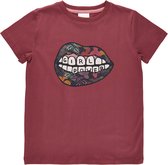 The New t-shirt meisjes - bordeaux - TNvira - maat 146/152