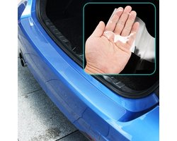 Kofferbak Bescherming - Beschermlijst Achterbumper - Auto - Transparant - Bescherm Strip - Waterdicht - Inclusief Gratis Schraper - Maat 90CM x 8,8CM
