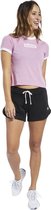 Reebok Te Linear Logo Slim Tee T-shirt Vrouwen Rose Heer