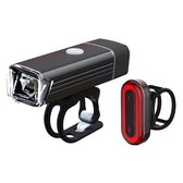 Eagle LED Fietsverlichting set - USB Oplaadbaar Fietslicht - Waterdicht