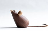 DWIH - Nordic Design - Scandinavisch Design - houten muis - Walnoot
