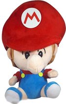 Pluche Mario Bros Baby Knuffel Mario 25 cm