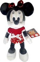 Disney Minnie Mouse Retro 33 cm | Minie Mouse & Mickey Mouse pluche speelgoed knuffel | Peluche Minnie Mouse 33cm