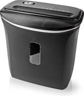 Nedis Papierversnipperaar – 6x A4 – Veiligheidsnorm DIN P-4 – 12L – 300W – Zwart