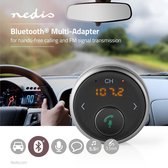 Nedis Bluetooth® Multi-Adapter | Output: 1x 3,5 mm | SBC | 5.5 hrs | Ingebouwde microfoon | FM-zender | Volumebediening | Ondersteuning voor spraakbesturing | Ja | Automatische uit