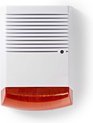 Nedis Dummy Beveiligingsalarm - IP44 - Batterij Gevoed - Buiten - Oranje / Wit