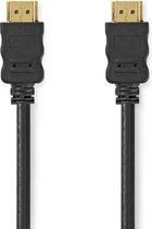 High Speed ​​HDMI™-Kabel met Ethernet | HDMI™ Connector | HDMI™ Connector | 4K@30Hz | 10.2 Gbps | 15.0 m | Rond | PVC | Zwart | Polybag