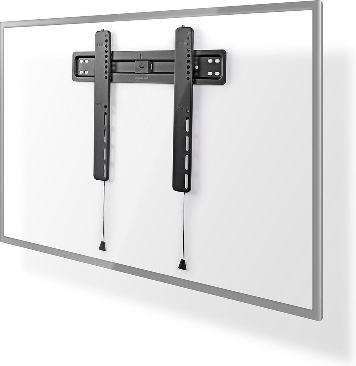 Nedis Vaste TV-Muurbeugel | 32-55 " | Maximaal schermgewicht: 35 kg | Minimale muurafstand: 18 mm | Staal | Zwart