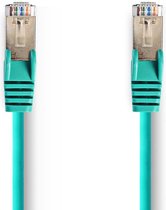 Nedis CAT5e-Kabel - SF/UTP - RJ45 Male - RJ45 Male - 1.50 m - Rond - PVC - Groen - Polybag