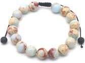 Armband - Kralen 10 mm - Verstelbaar - Steen Multicolor