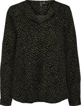 Vero Moda VMISA GRACE LS SHIRT WVN BF Dames T-Shirt  - Maat S