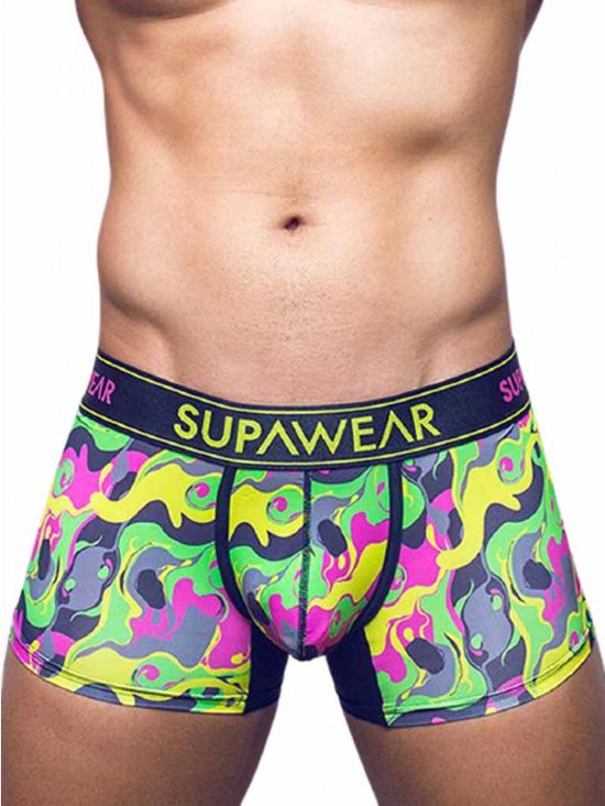 Supawear Sprint Trunk Gooey Lime - MAAT M - Heren Ondergoed - Boxershort voor Man - Mannen Boxershort
