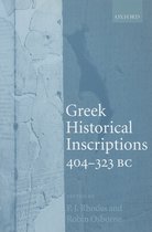 Greek Historical Inscriptions, 404-323 Bc